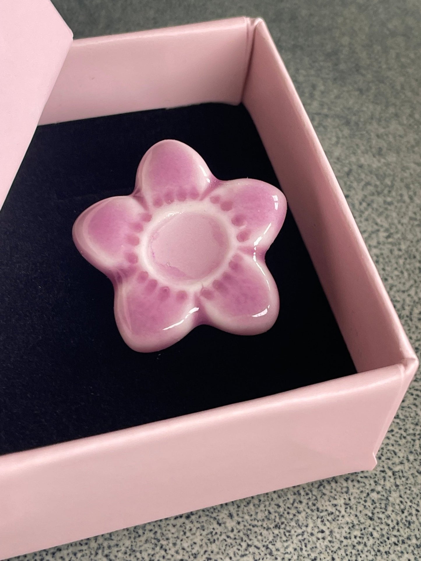 Bloem lila met roze - hart&ziel design