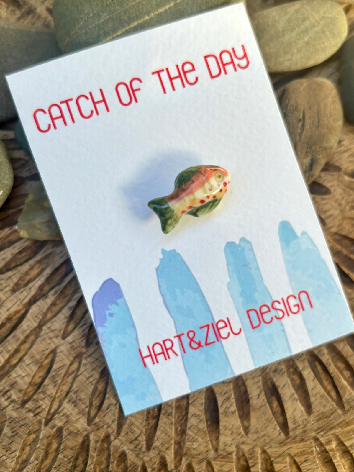 Catch of the Day broche nr 11 - hart&ziel design