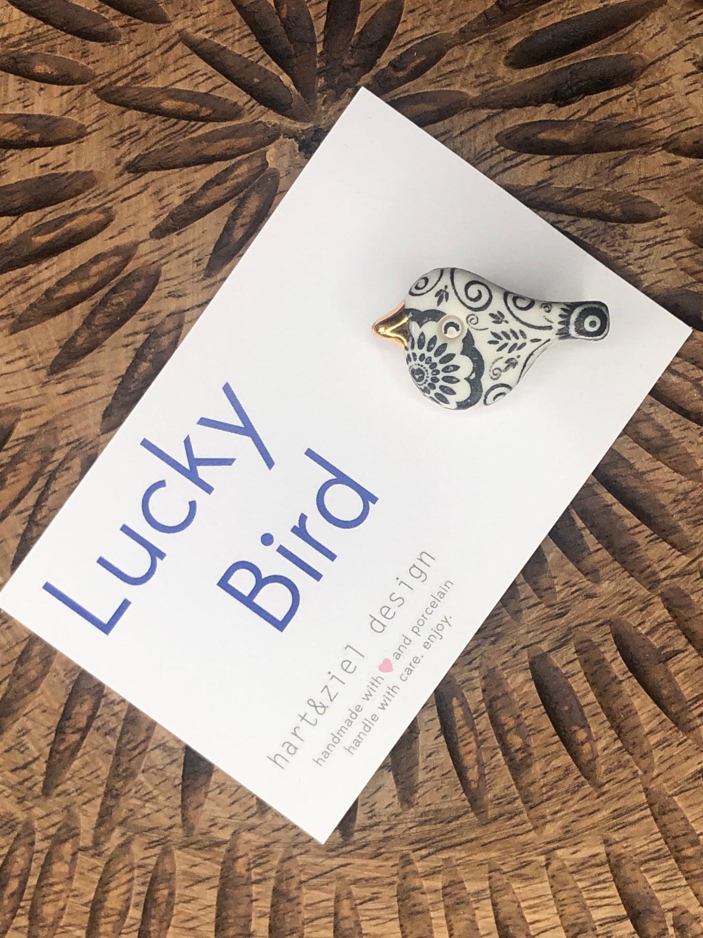 Lucky Bird - Erika black - hart&ziel design