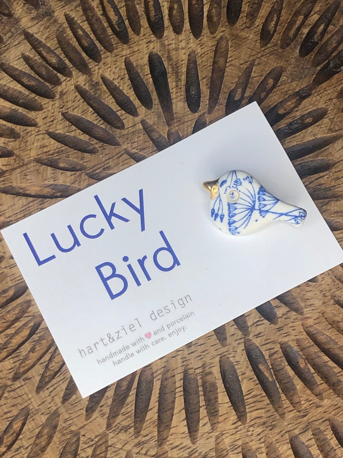 Lucky Bird - Flora green blue - hart&ziel design