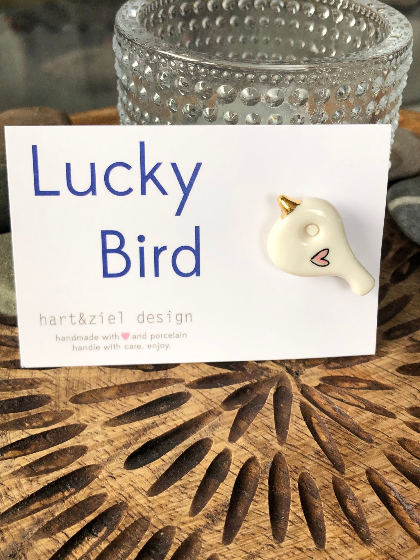 Lucky Bird - Mini hartje - hart&ziel design