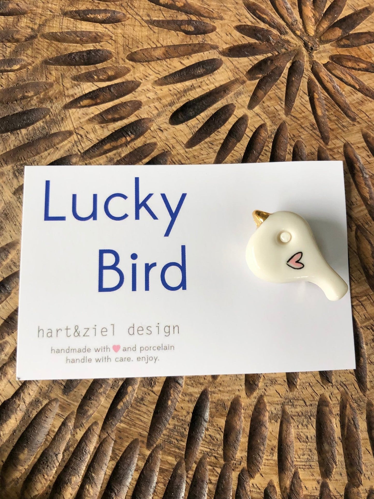 Lucky Bird - Mini hartje - hart&ziel design