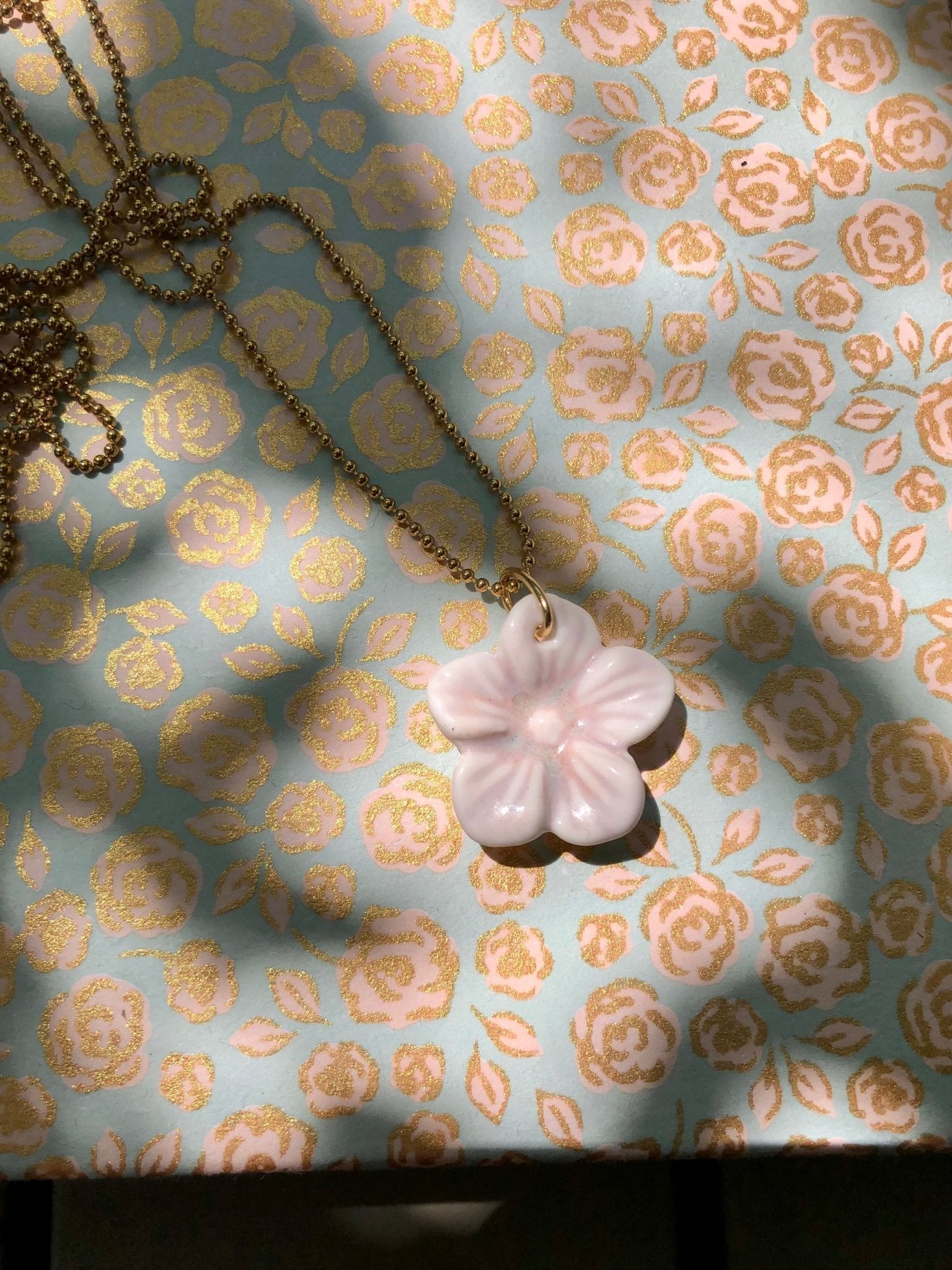 Nora - lange ketting 70 cm - hart&ziel design