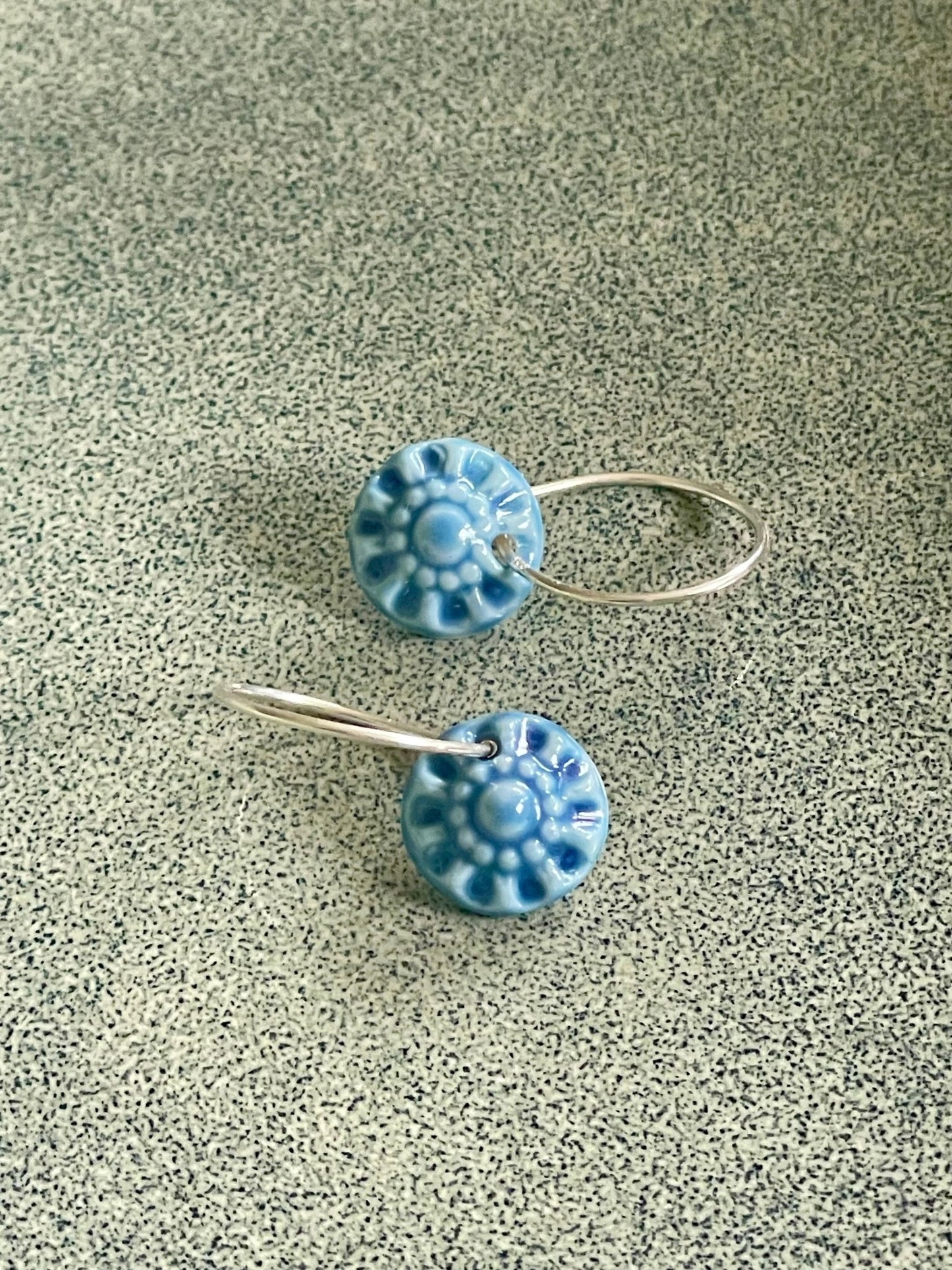 Oorring Zeeuws - blauw - hart&ziel design