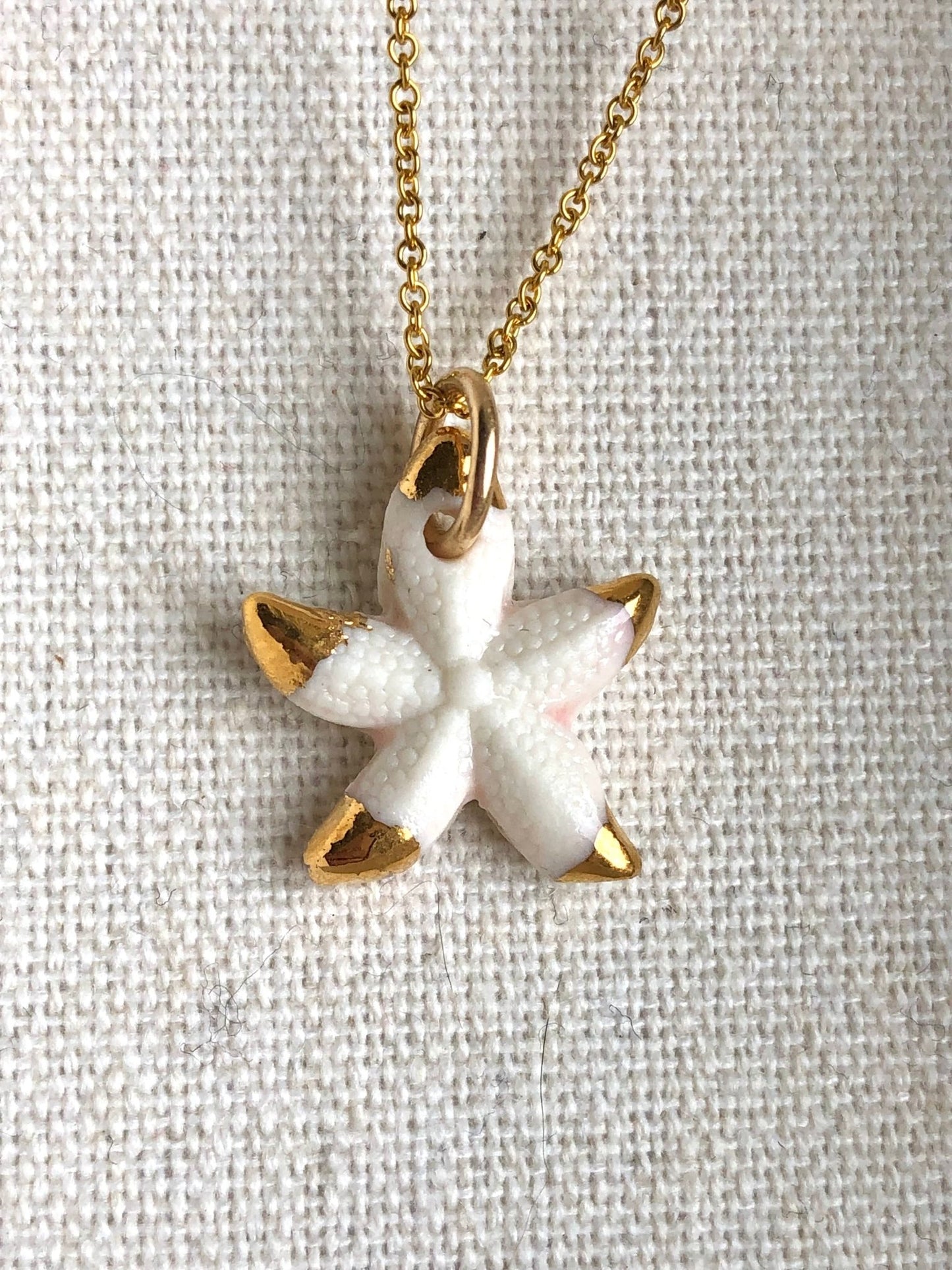 Starfish - Gold filled schakelkettinkje - hart&ziel design