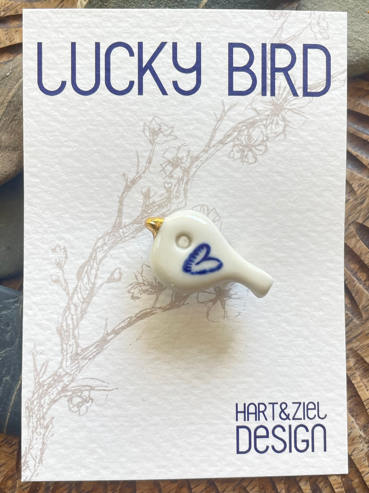 Lucky Bird - Hartje blauw 01