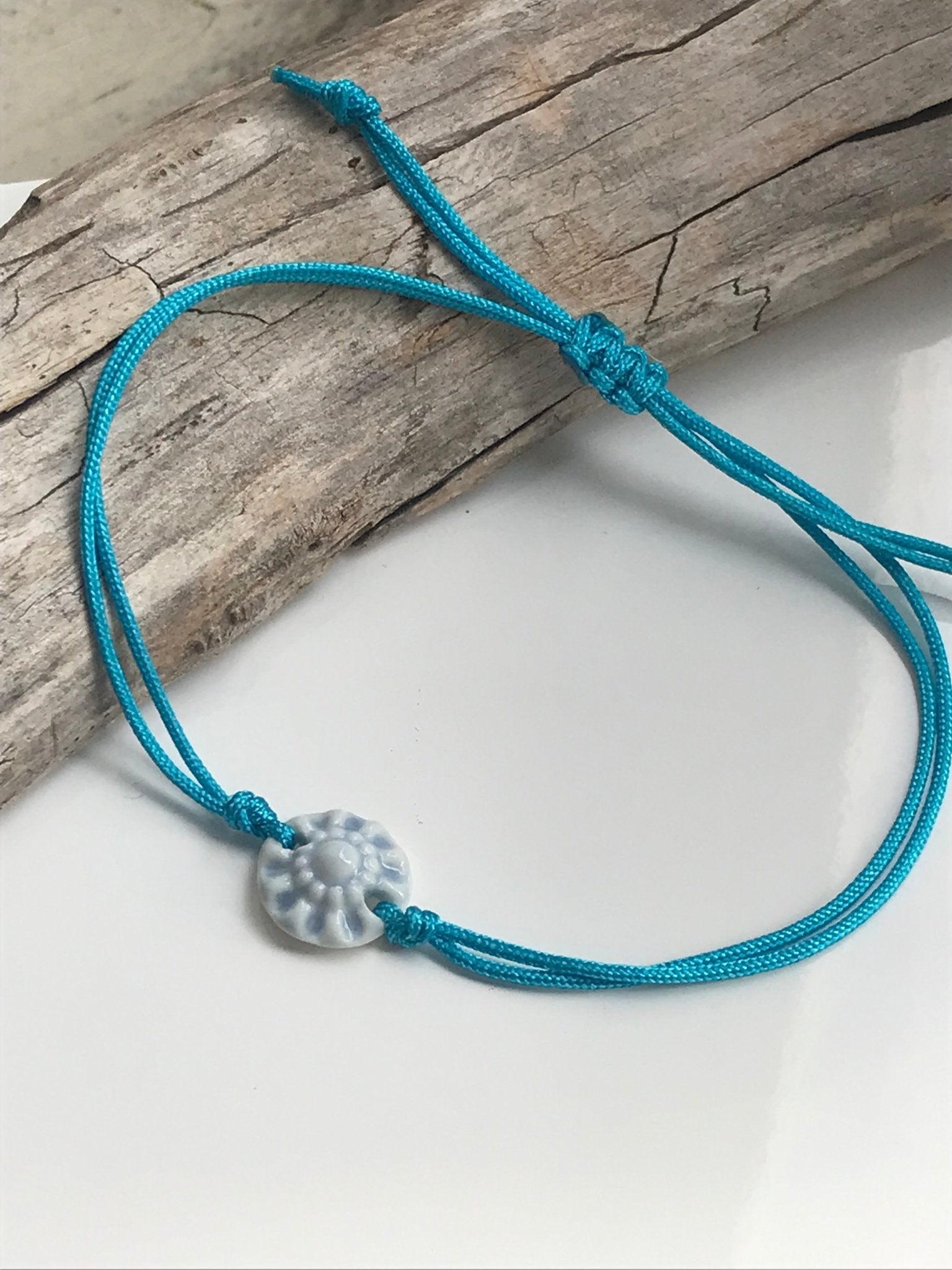 Armband Zeeuws - licht blauw aqua - hart&ziel design