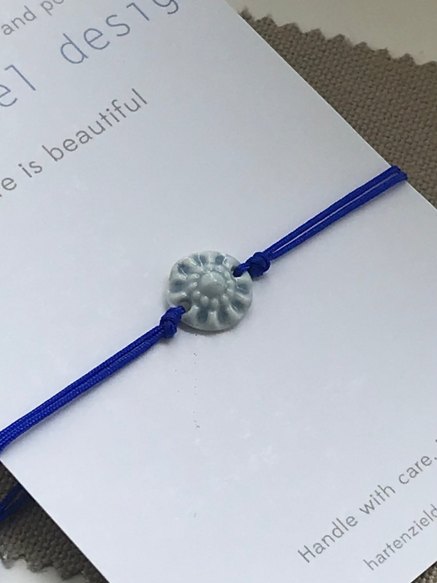 Armband Zeeuws - licht blauw / blauw - hart&ziel design