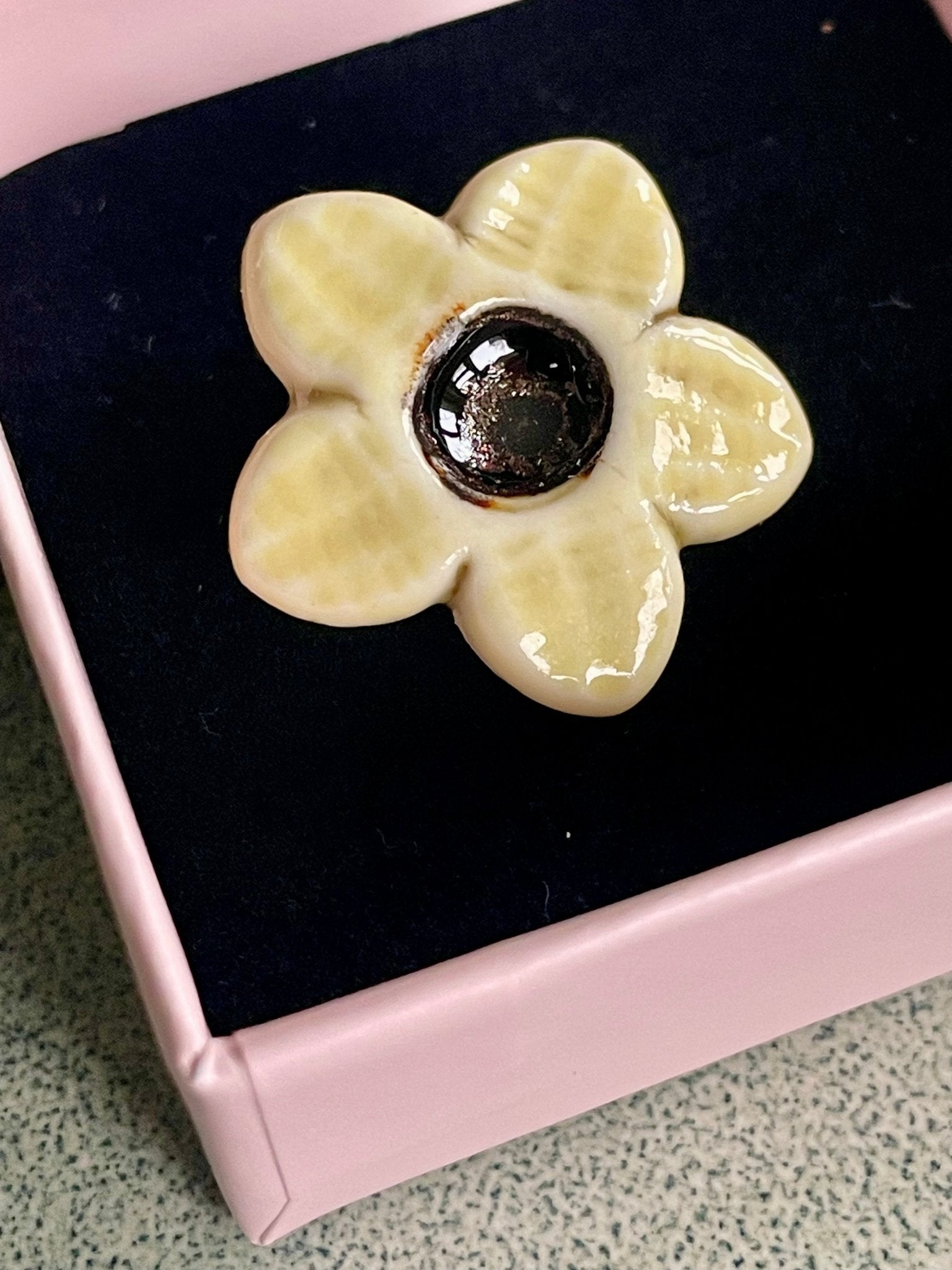 Bloem geel - hart&ziel design