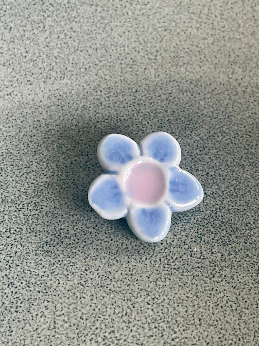 Bloem lichtblauw 01 - hart&ziel design