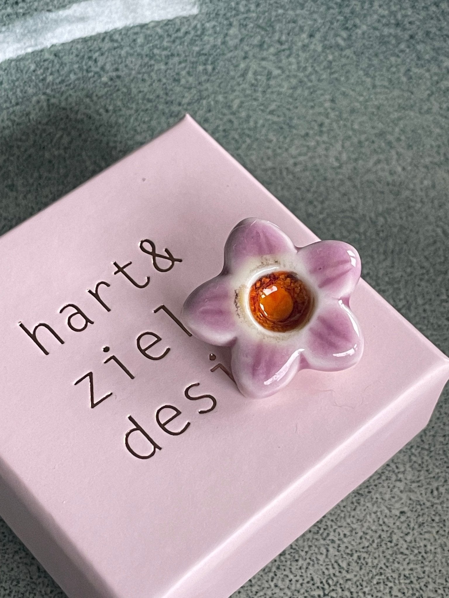 Bloem lila - hart&ziel design