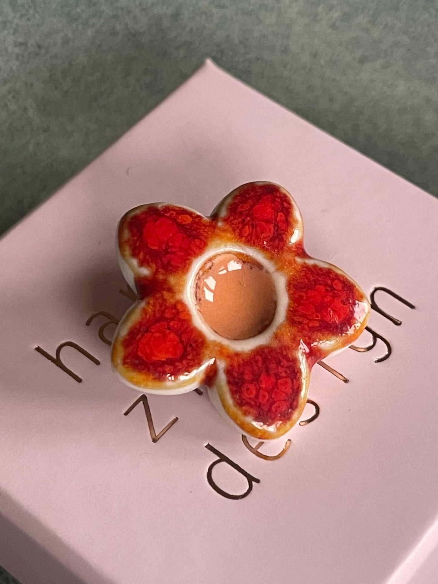 Bloem rood 01 - hart&ziel design