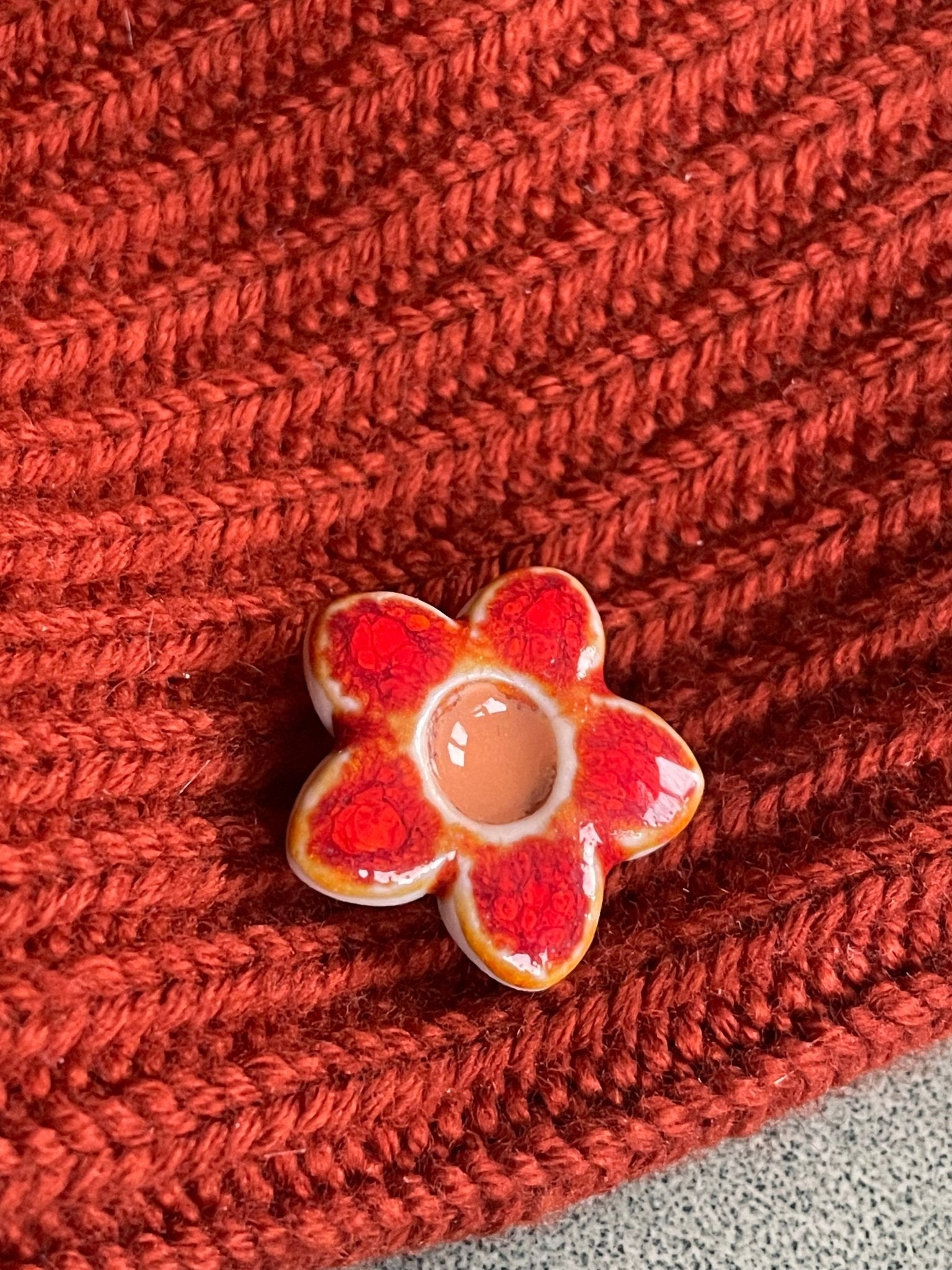 Bloem rood 01 - hart&ziel design