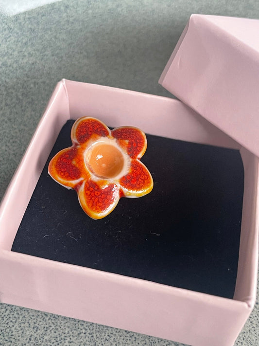 Bloem rood 02 - hart&ziel design