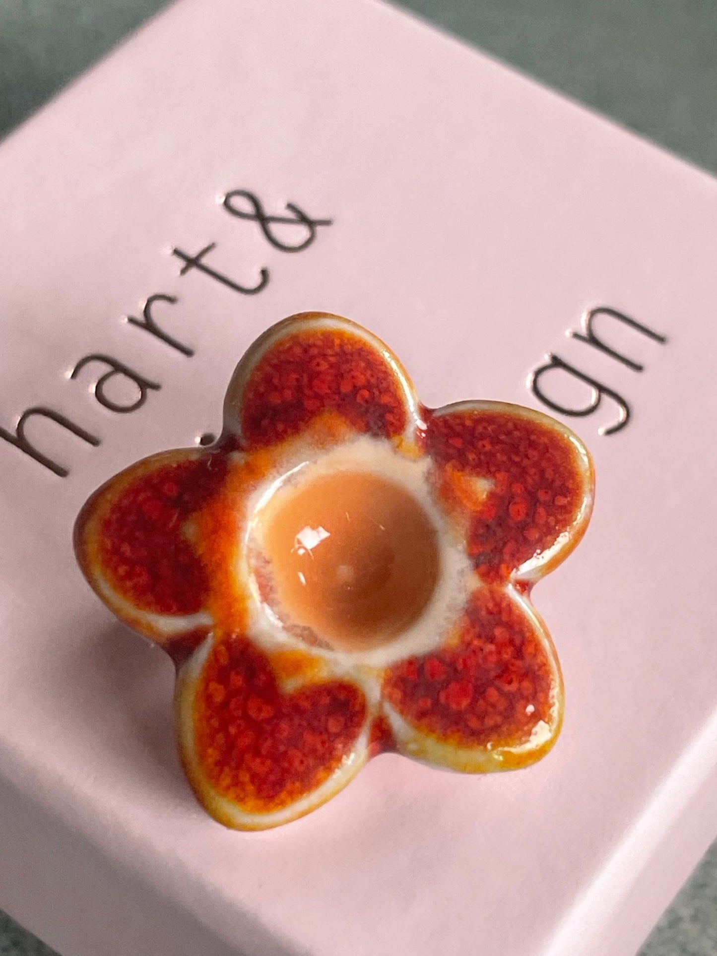 Bloem rood 02 - hart&ziel design