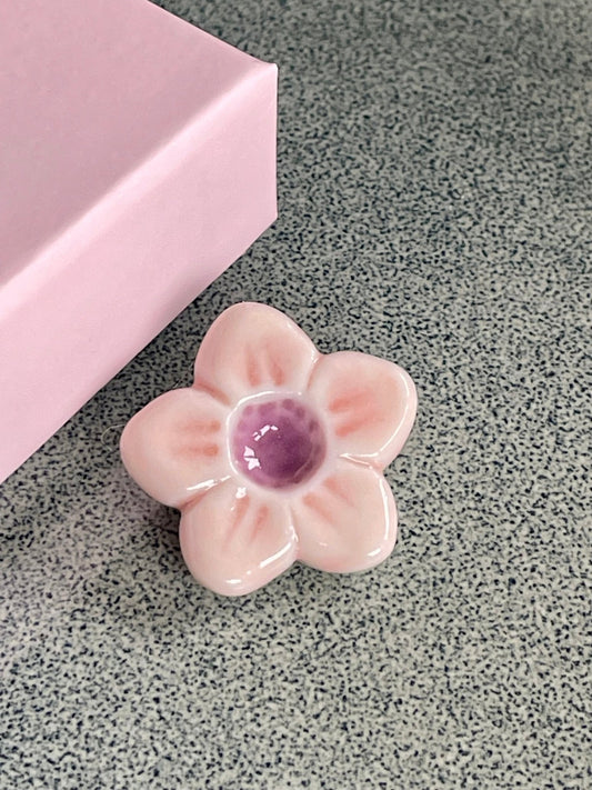Bloem roze met lila - hart&ziel design