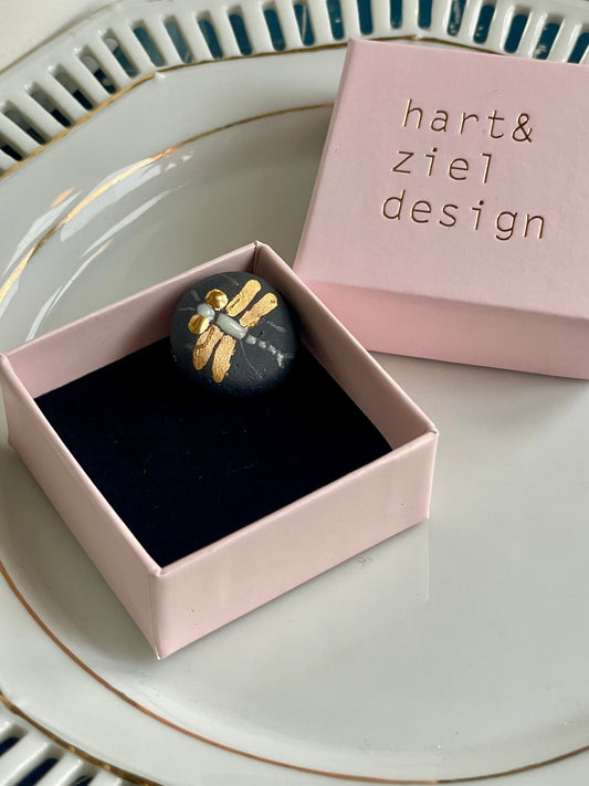 Broche - Libelle 01 - hart&ziel design