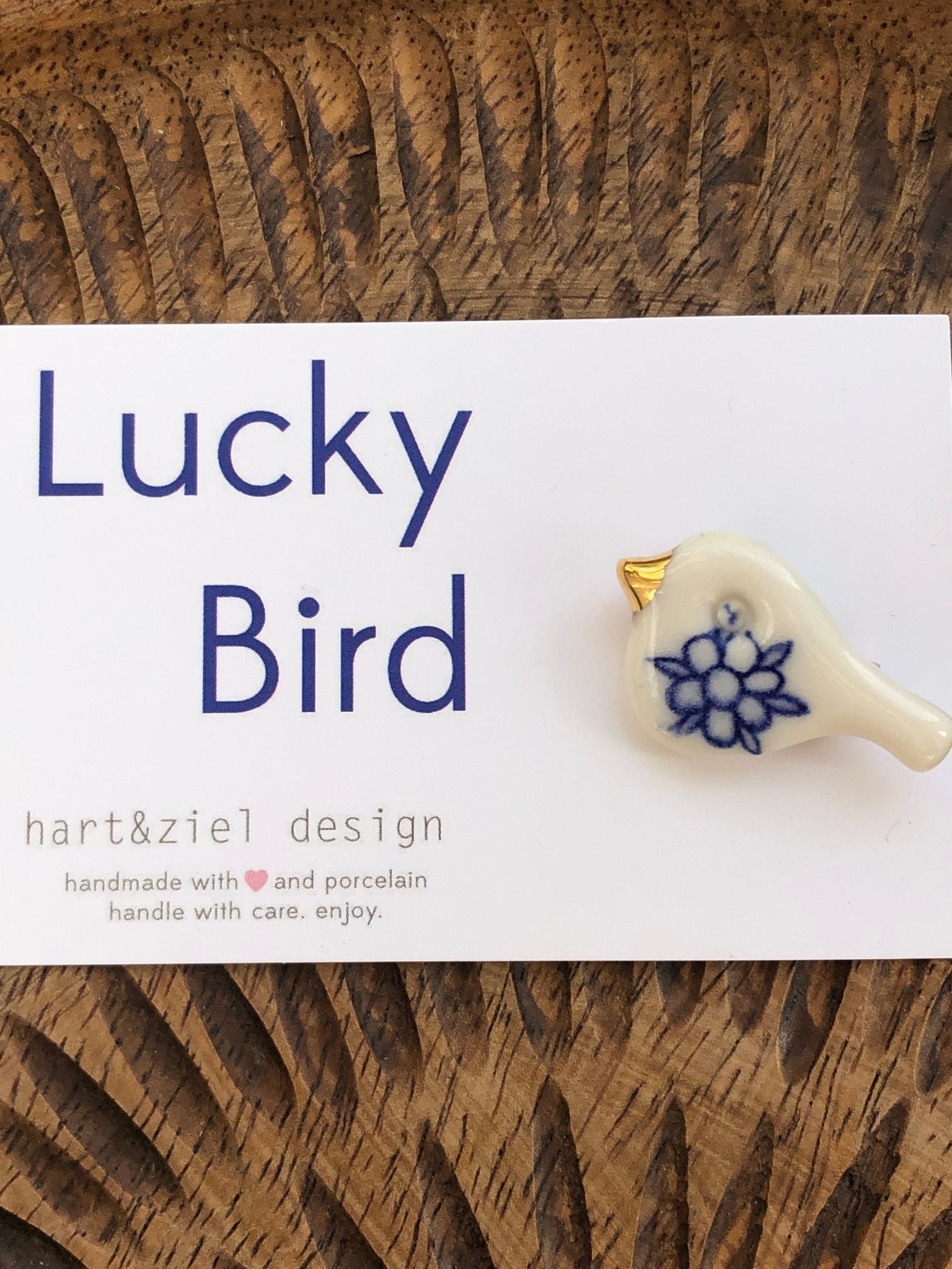 Lucky Bird - Blue & White 02 - hart&ziel design