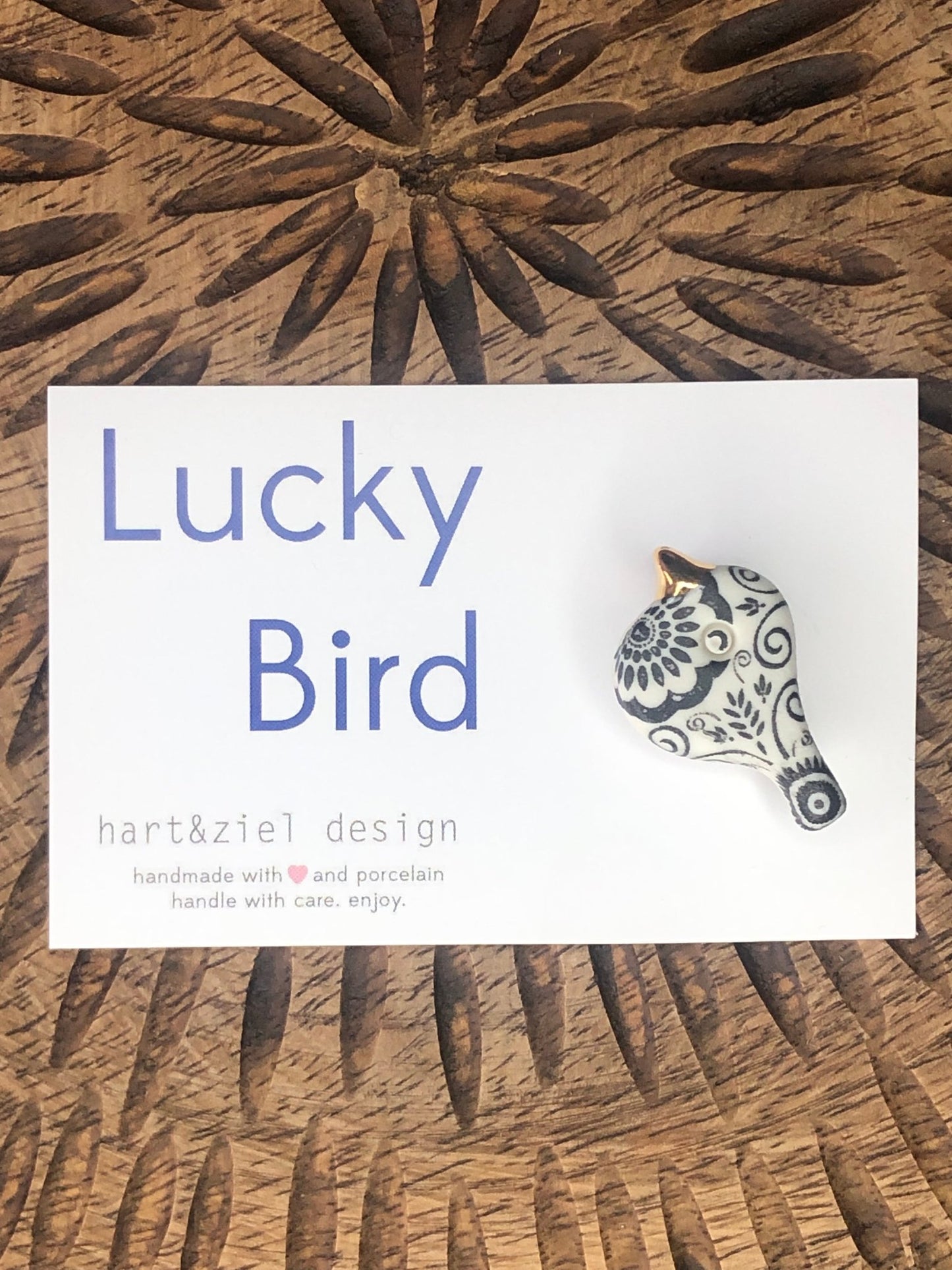 Lucky Bird - Erika black - hart&ziel design