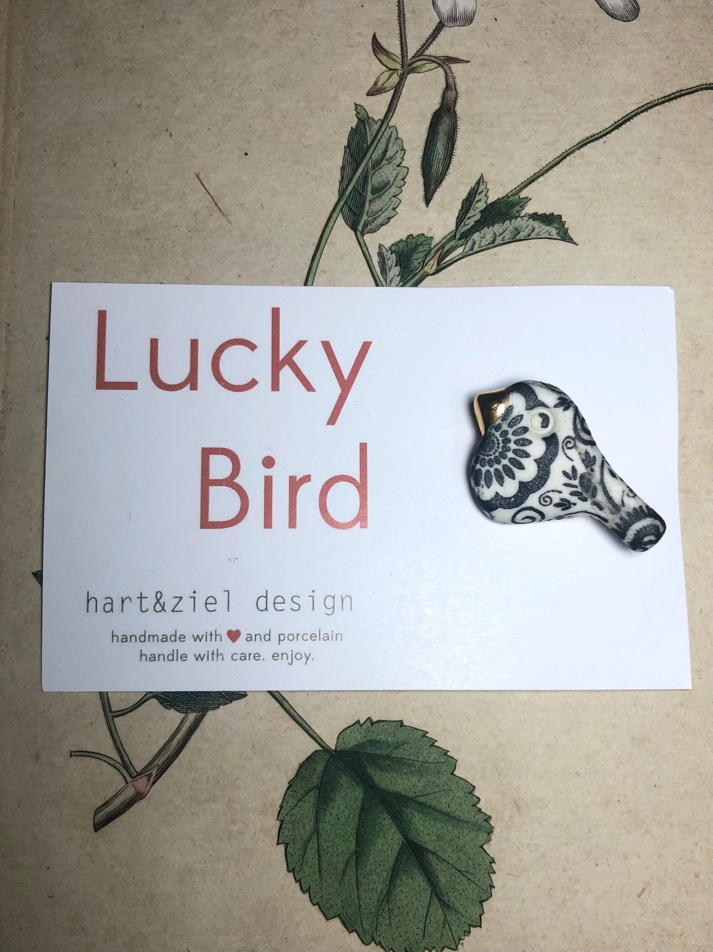 Lucky Bird - Erika black - hart&ziel design