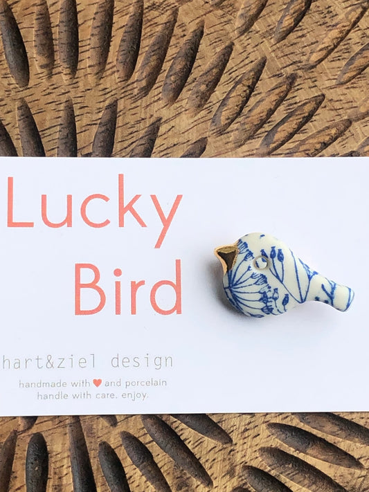 Lucky Bird - Flora blue 03 - hart&ziel design