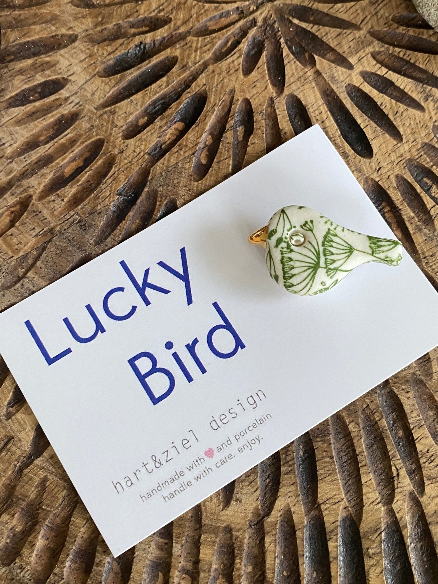 Lucky Bird - Flora green 03 - hart&ziel design