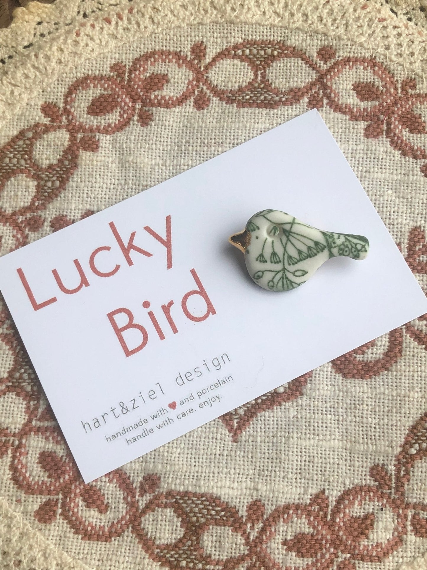 Lucky Bird - Flora green 03 - hart&ziel design