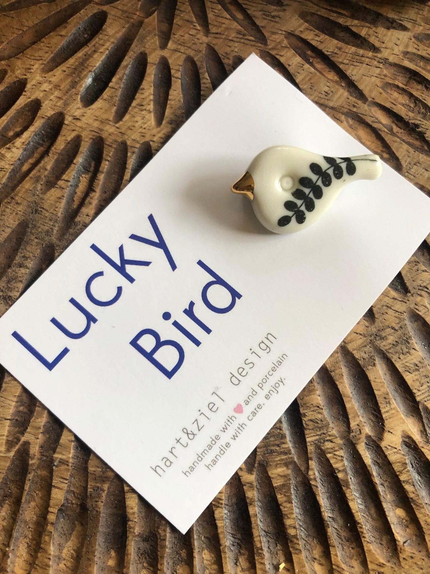 Lucky Bird - Leaf grey - hart&ziel design