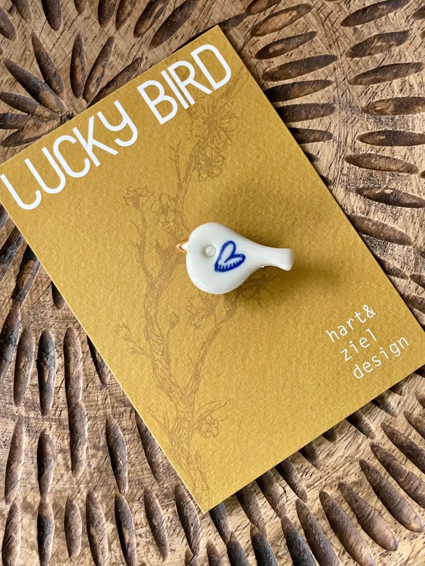 Lucky Bird - LOVE 02 - blue - hart&ziel design
