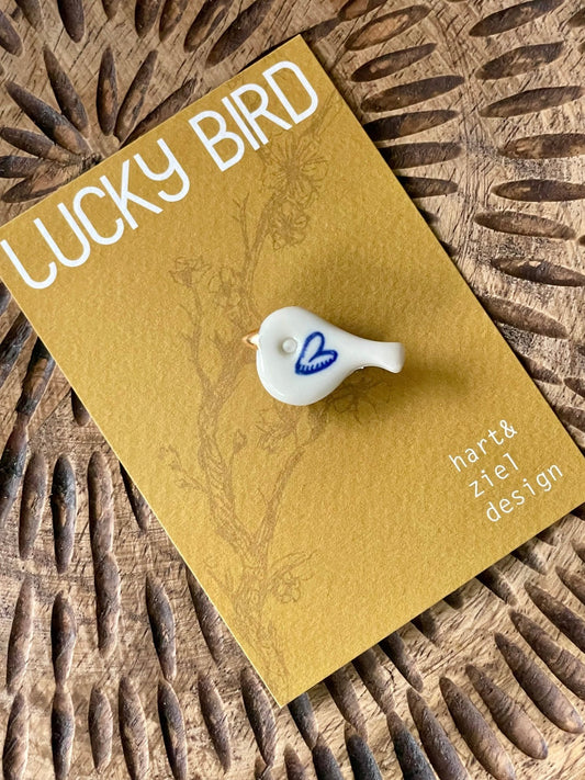 Lucky Bird - LOVE 02 - blue - hart&ziel design