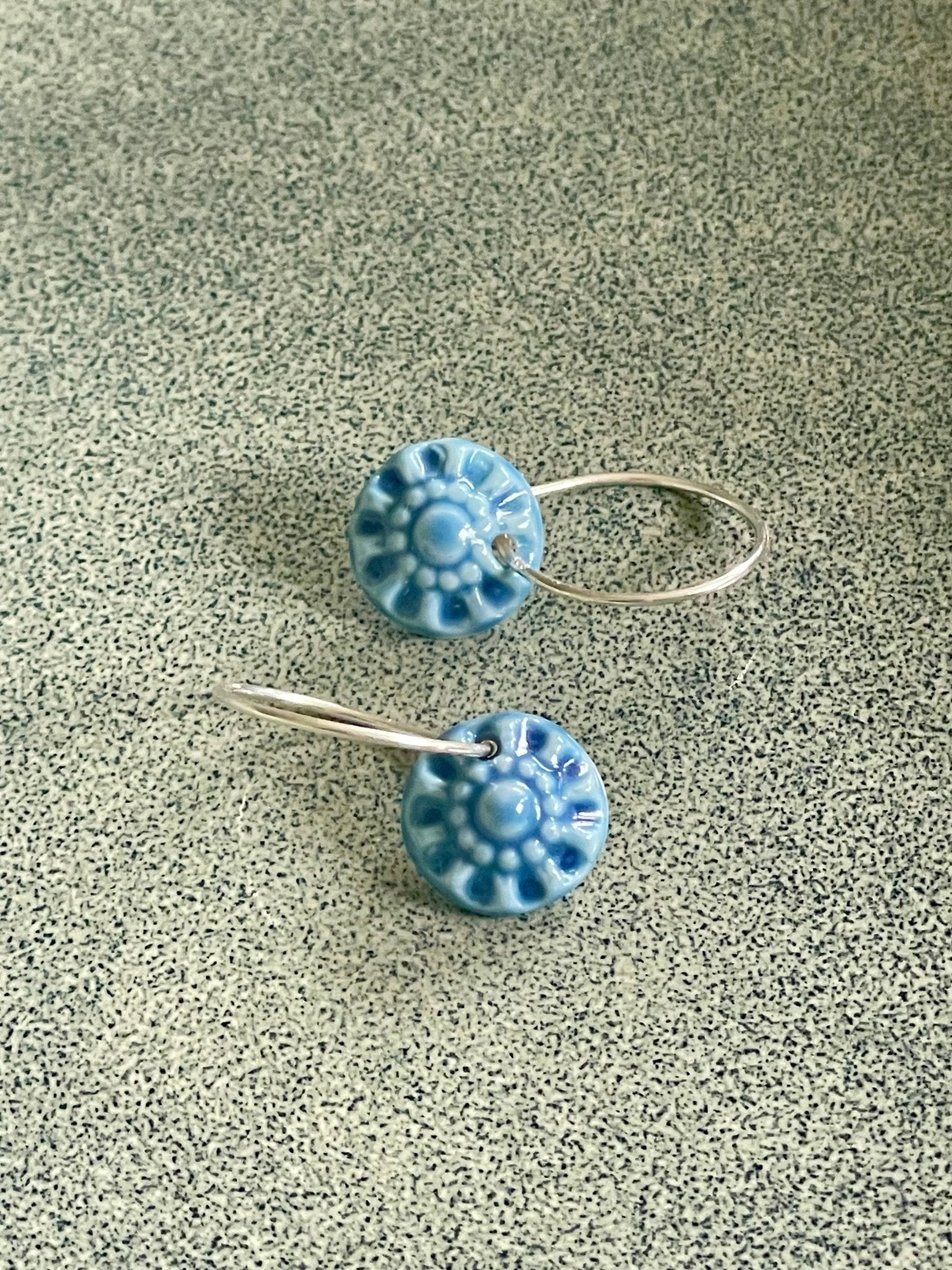 Oorring Zeeuws - blauw - hart&ziel design