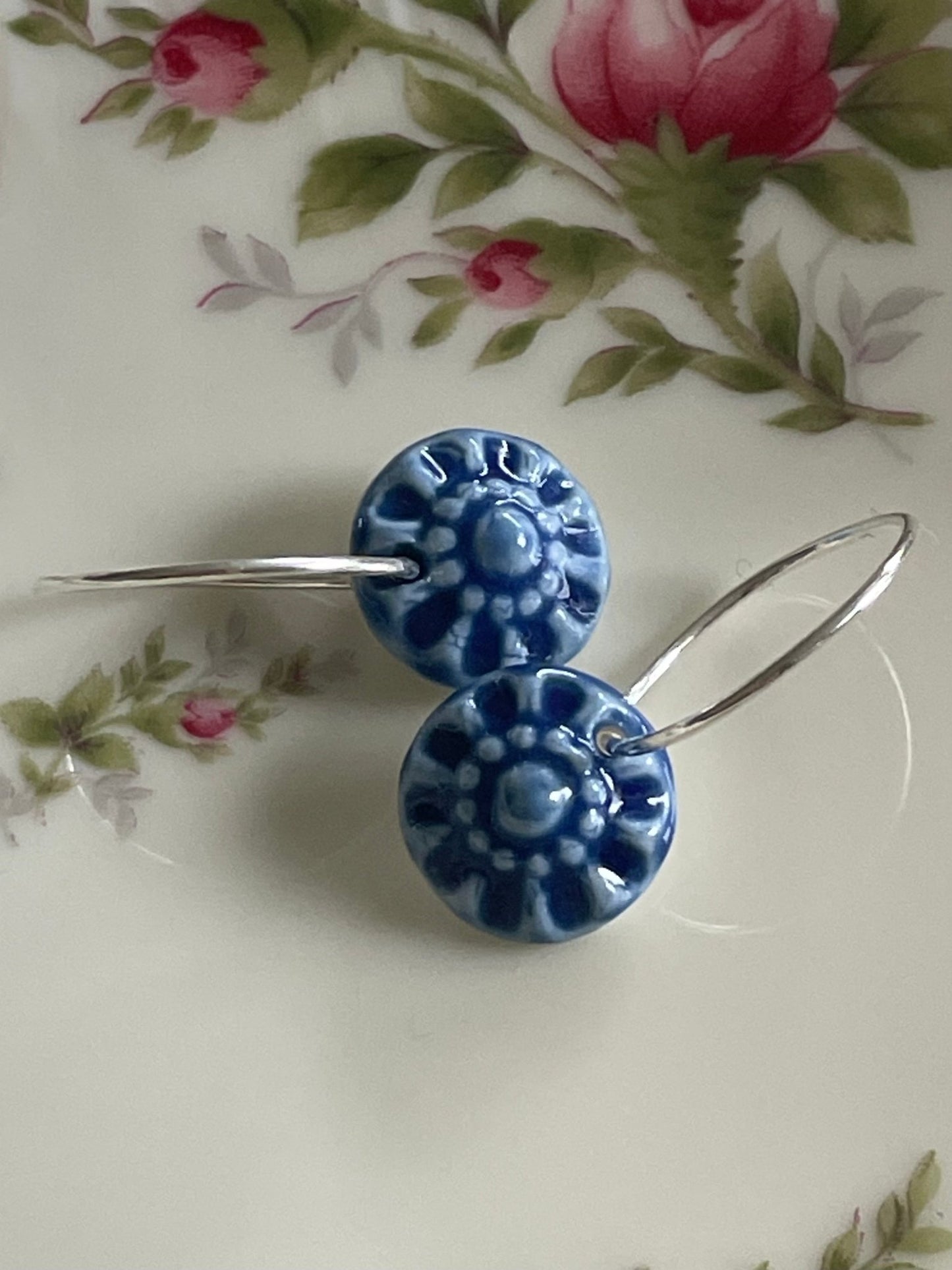 Oorring Zeeuws - donkerblauw - hart&ziel design
