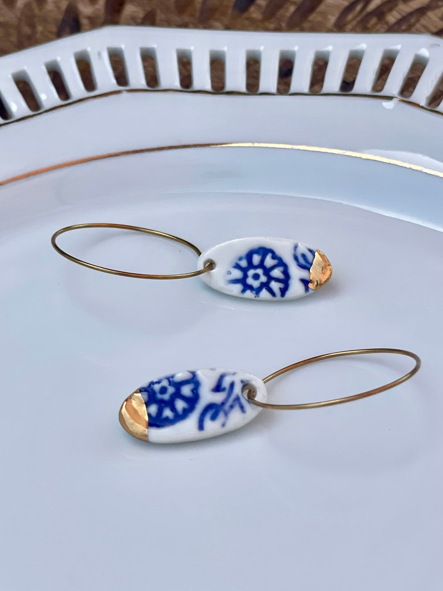 Oorringen Batik 03 - hart&ziel design