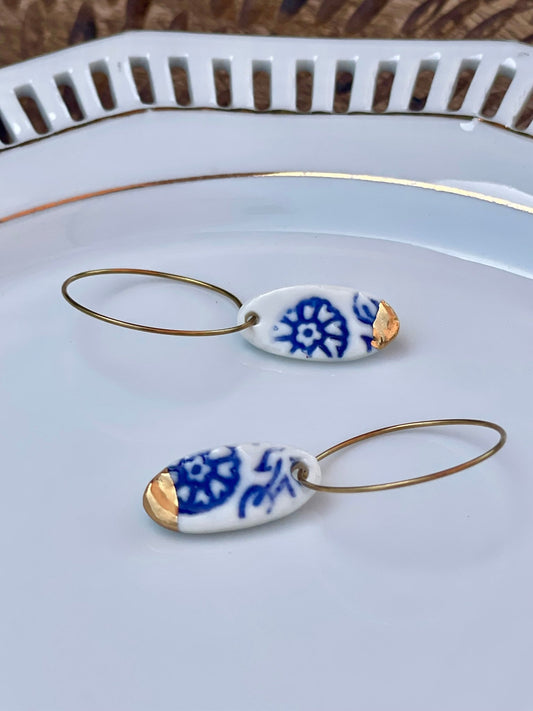 Oorringen Batik 03 - hart&ziel design