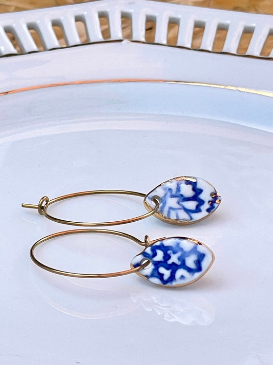 Oorringen Batik 05 - hart&ziel design