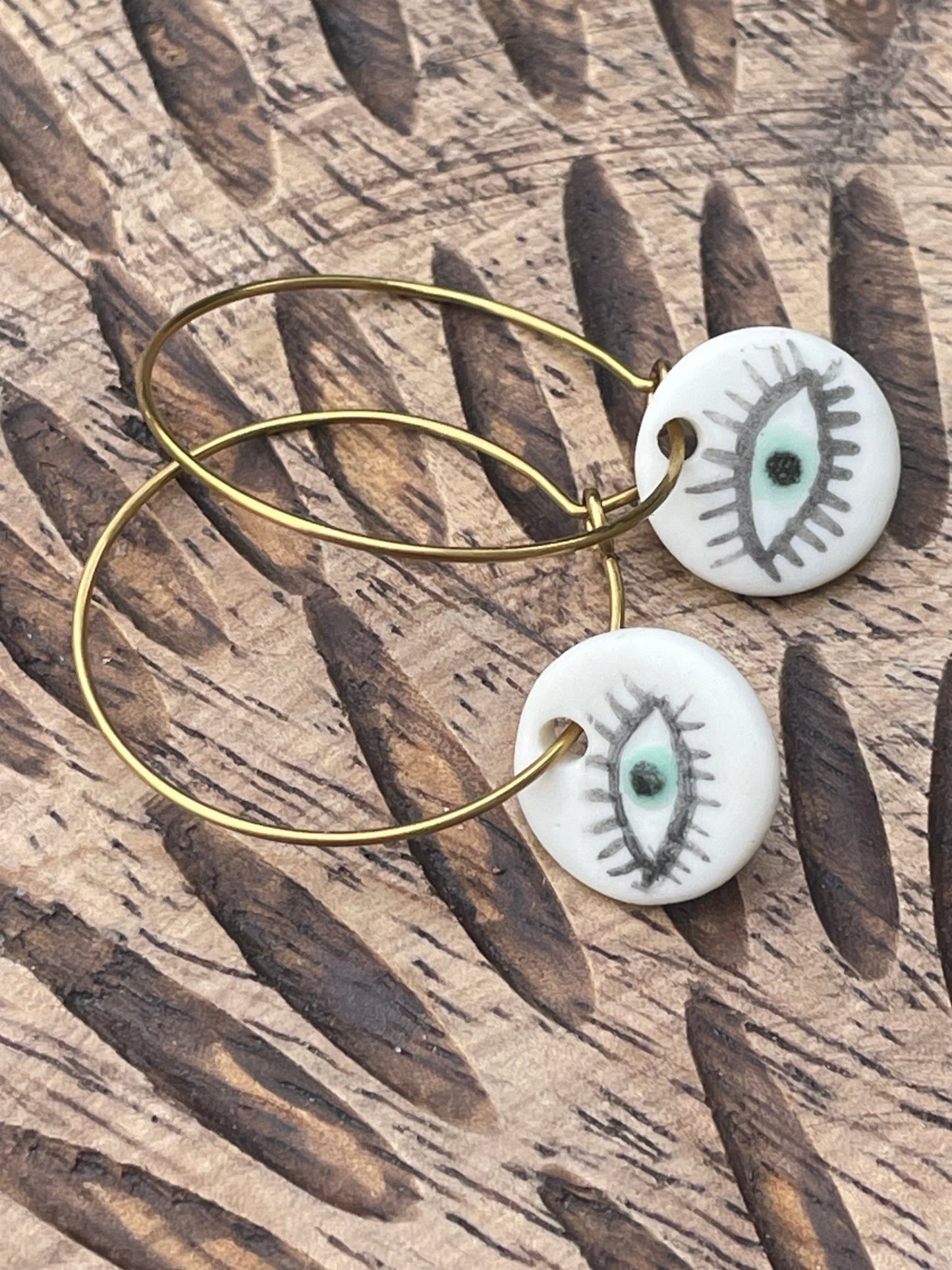 Oorringen Eyes 01 - hart&ziel design