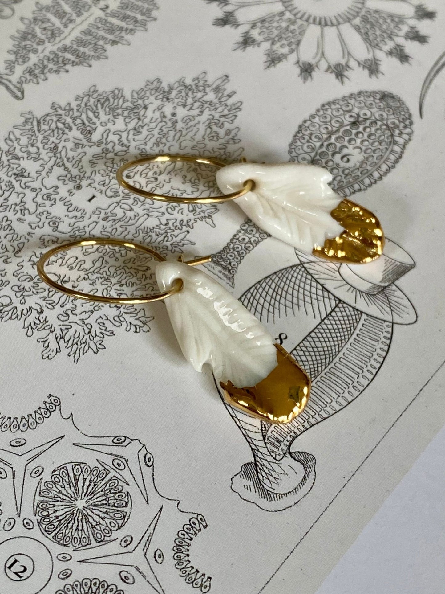 Oorringen - Veertje klein - hart&ziel design