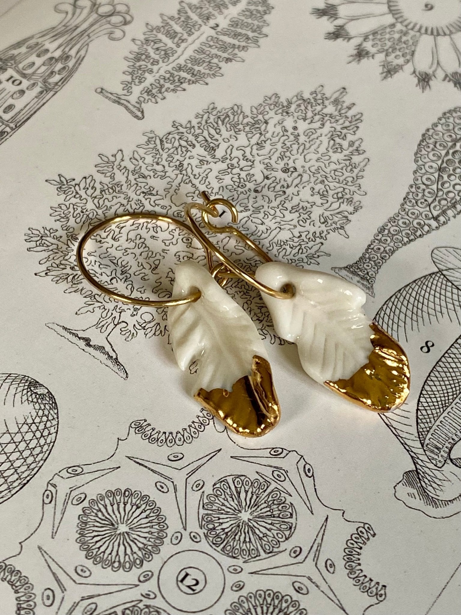 Oorringen - Veertje klein - hart&ziel design