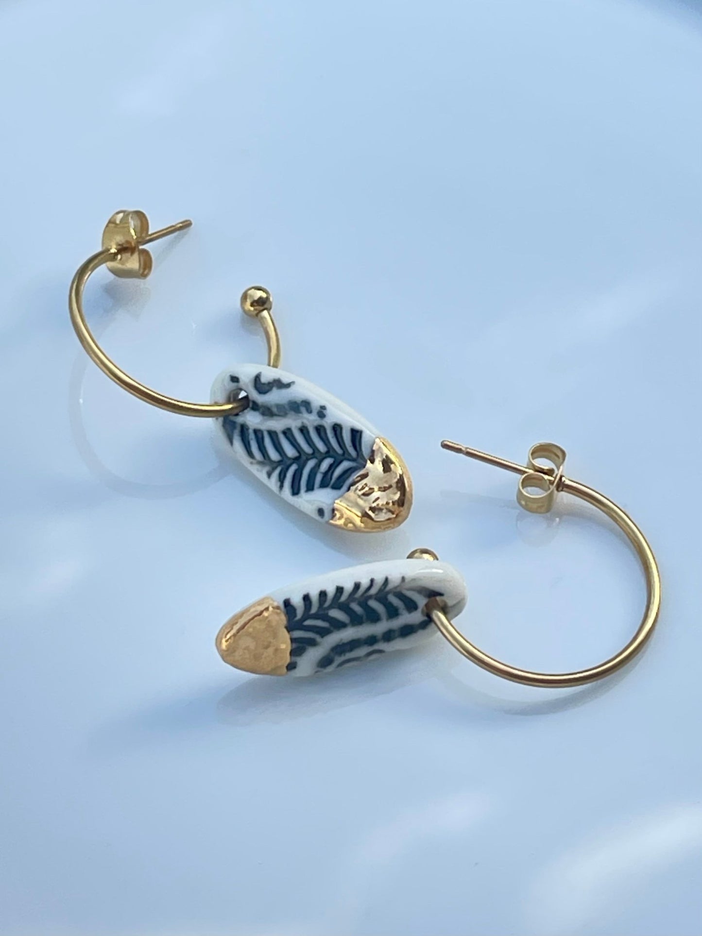 Oorsteker Batik 04 - hart&ziel design