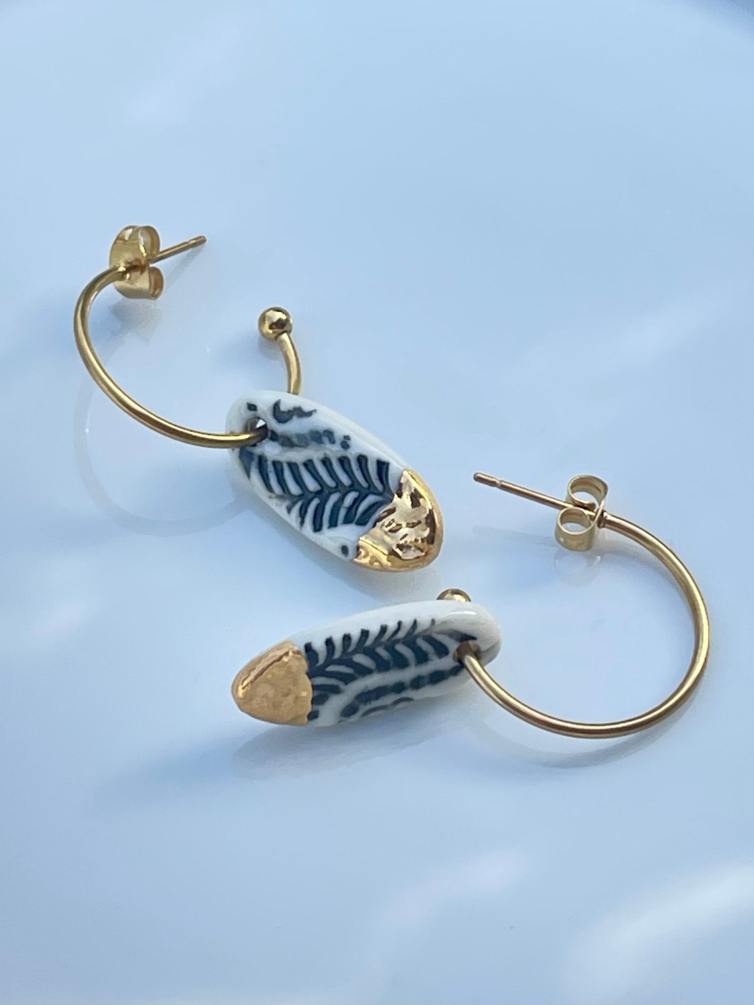 Oorsteker Batik 04 - hart&ziel design