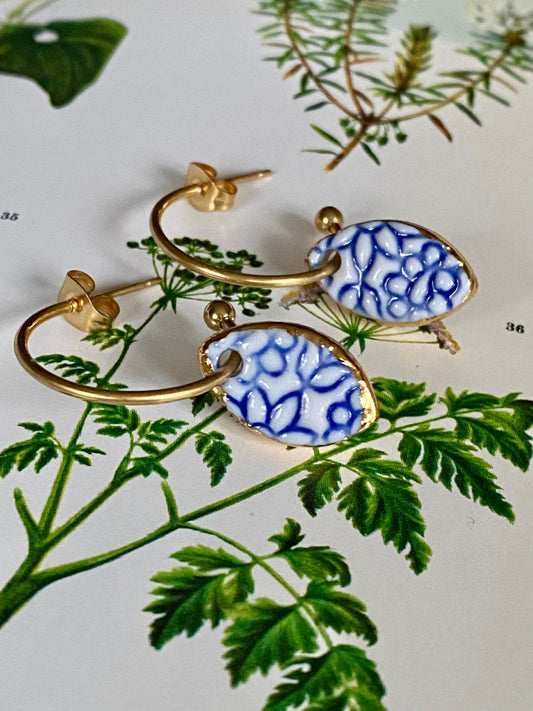 Oorsteker Batik - hart&ziel design