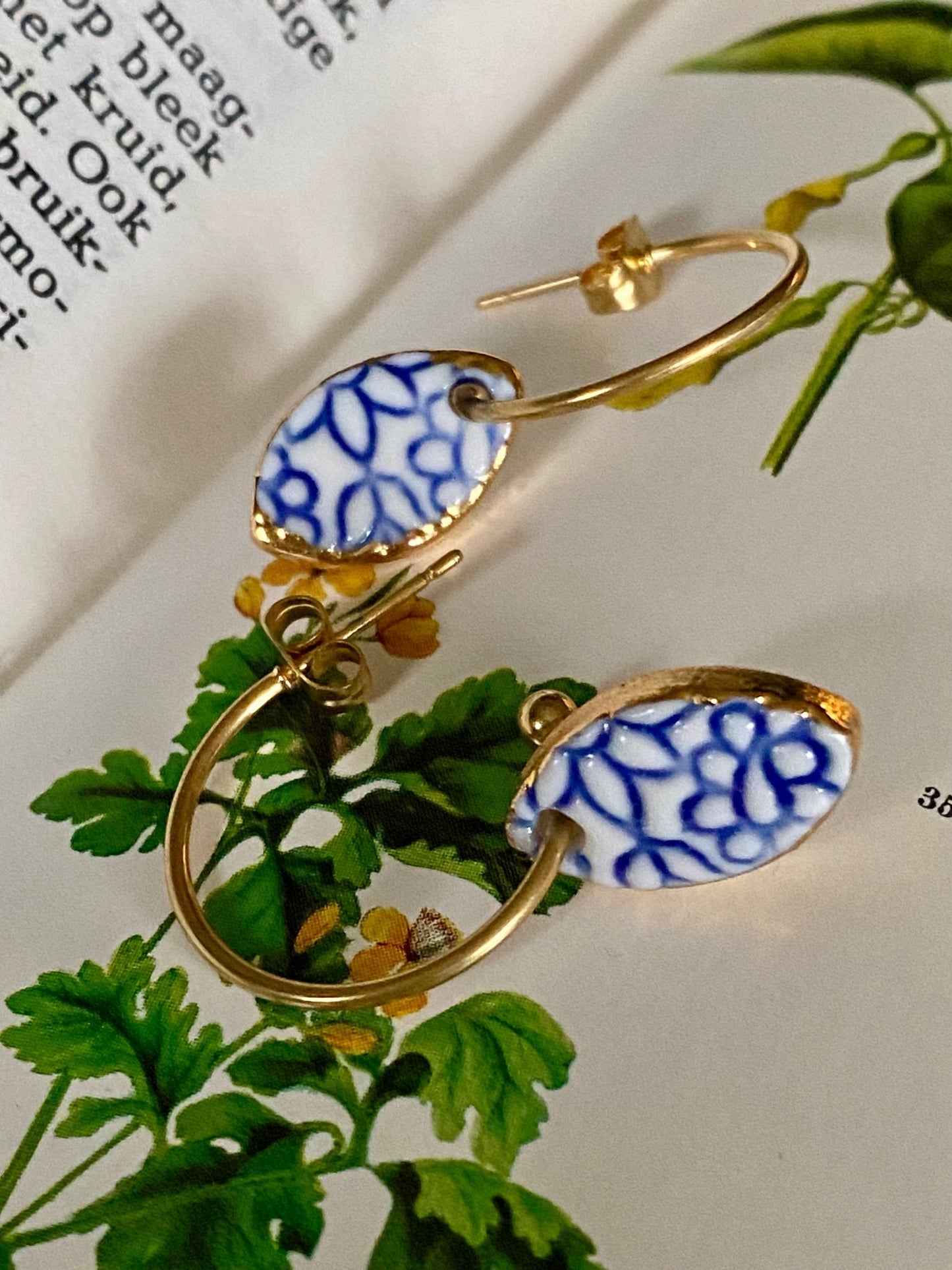 Oorsteker Batik - hart&ziel design